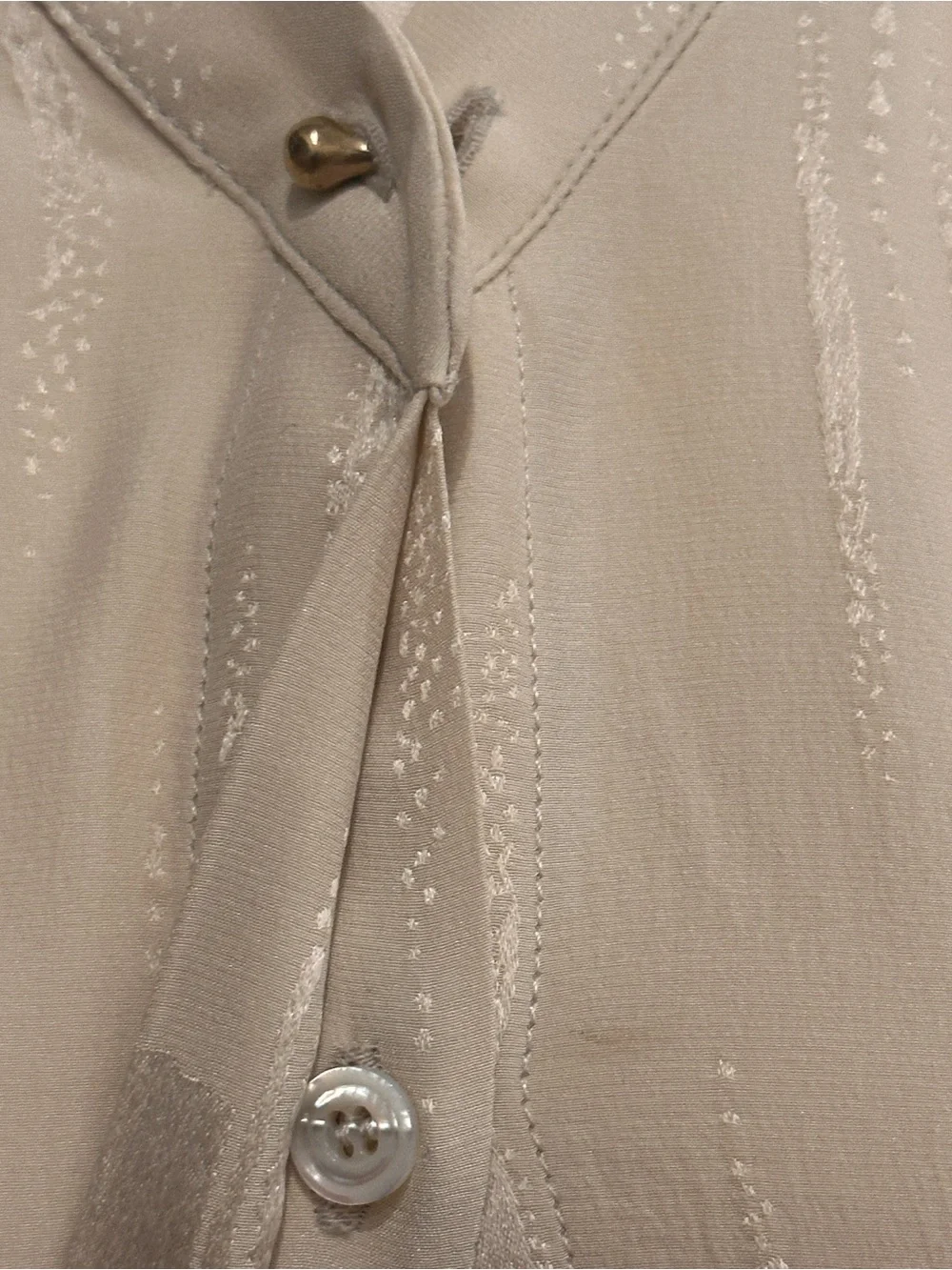 Golden Goose 100% Silk Sleeveless Top Champagne – NWT /made in Italy - Picture 4 of 13
